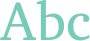 'Abc' typeset using Annapurna SIL