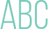 'Abc' typeset using Bebas Neue