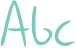 'Abc' typeset using Breip