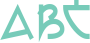 'Abc' typeset using Electroharmonix