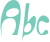 'Abc' typeset using Eye Rhyme
