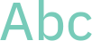 'Abc' typeset using IBM Plex Sans