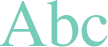 'Abc' typeset using Jomolhari