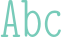 'Abc' typeset using Latin Modern Mono Light Cond