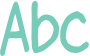 'Abc' typeset using mikachan-PB
