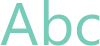 'Abc' typeset using Monlam Uni OuChan4