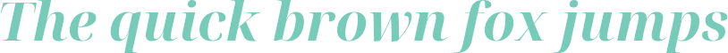 'The quick brown fox jumps' typeset using Noto-Serif-Display-Bold-Italic
