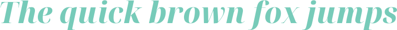 'The quick brown fox jumps' typeset using Noto-Serif-Display-SemiCondensed-ExtraBold-Italic