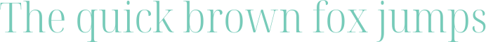 'The quick brown fox jumps' typeset using Noto-Serif-Display-SemiCondensed-Light