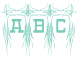 'Abc' typeset using Poke