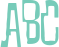 'Abc' typeset using Quixotic