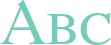 'Abc' typeset using Romande ADF Style Std