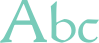 'Abc' typeset using Rot