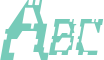 'Abc' typeset using Scritzy