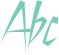 'Abc' typeset using Still Time