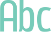 'Abc' typeset using Subpear